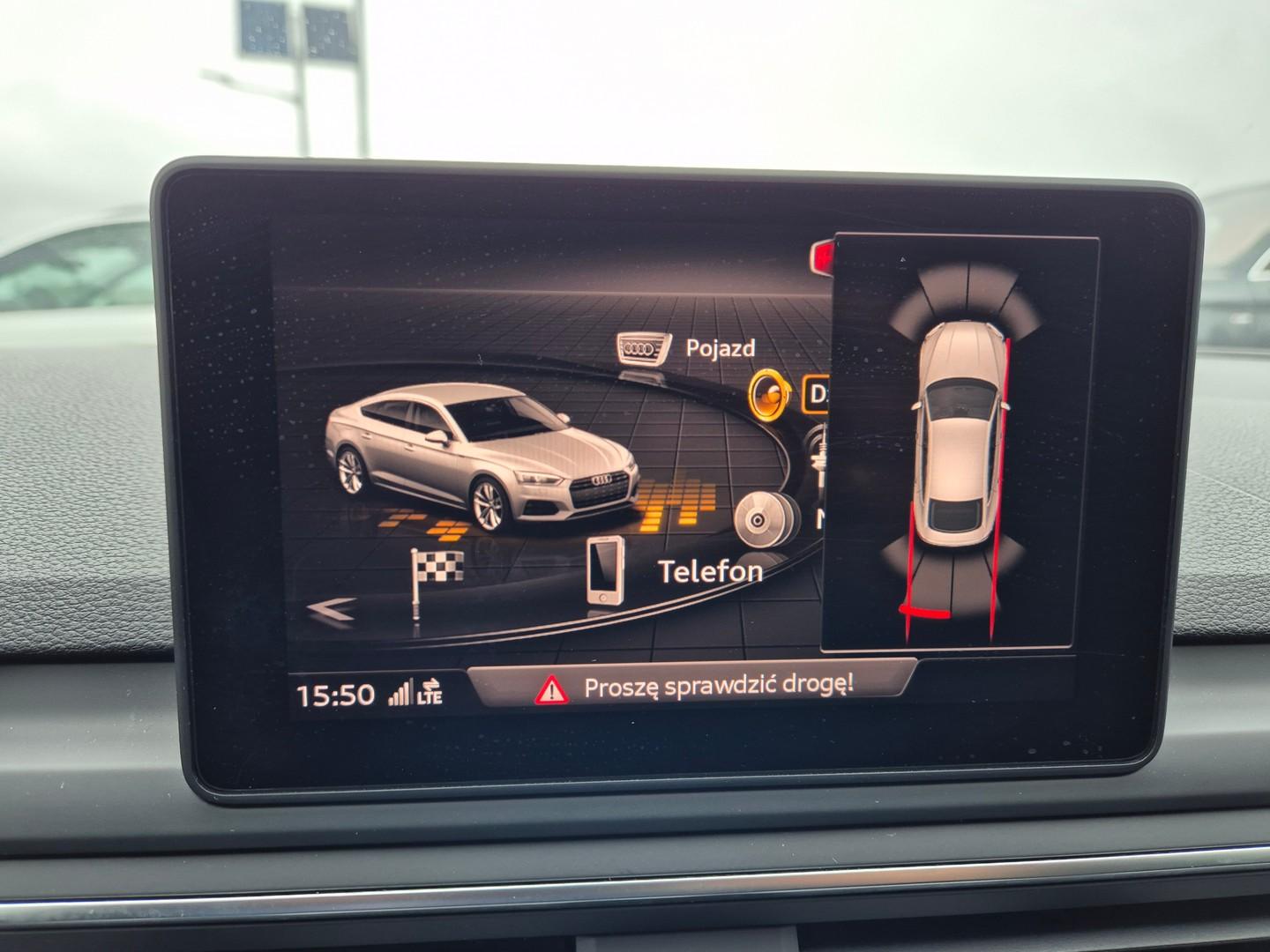 Audi A5 Sportback 2.0 TFSI Nawigacja LEDY Łopatki Tempomat 